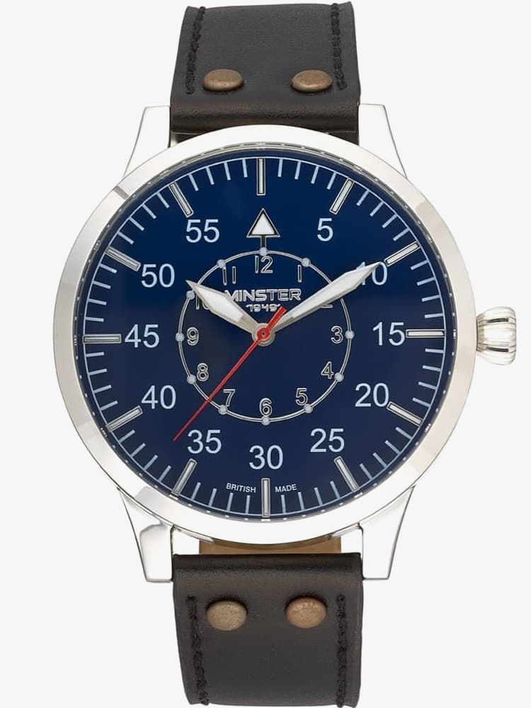 Product photograph of Minster 1949 Mens Bradnor Brown Leather Strap Watch Mn02blsl10 from The Jewel Hut