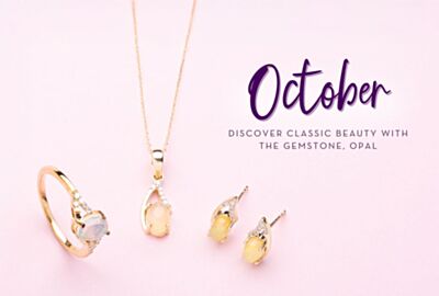 October Birthstone Jewellery - Opal