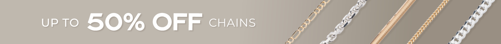 50% OFF Chains