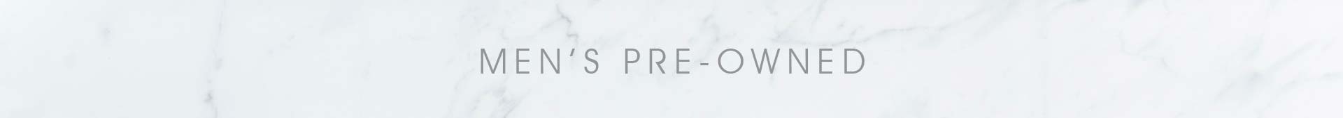 Pre-Owned Men's