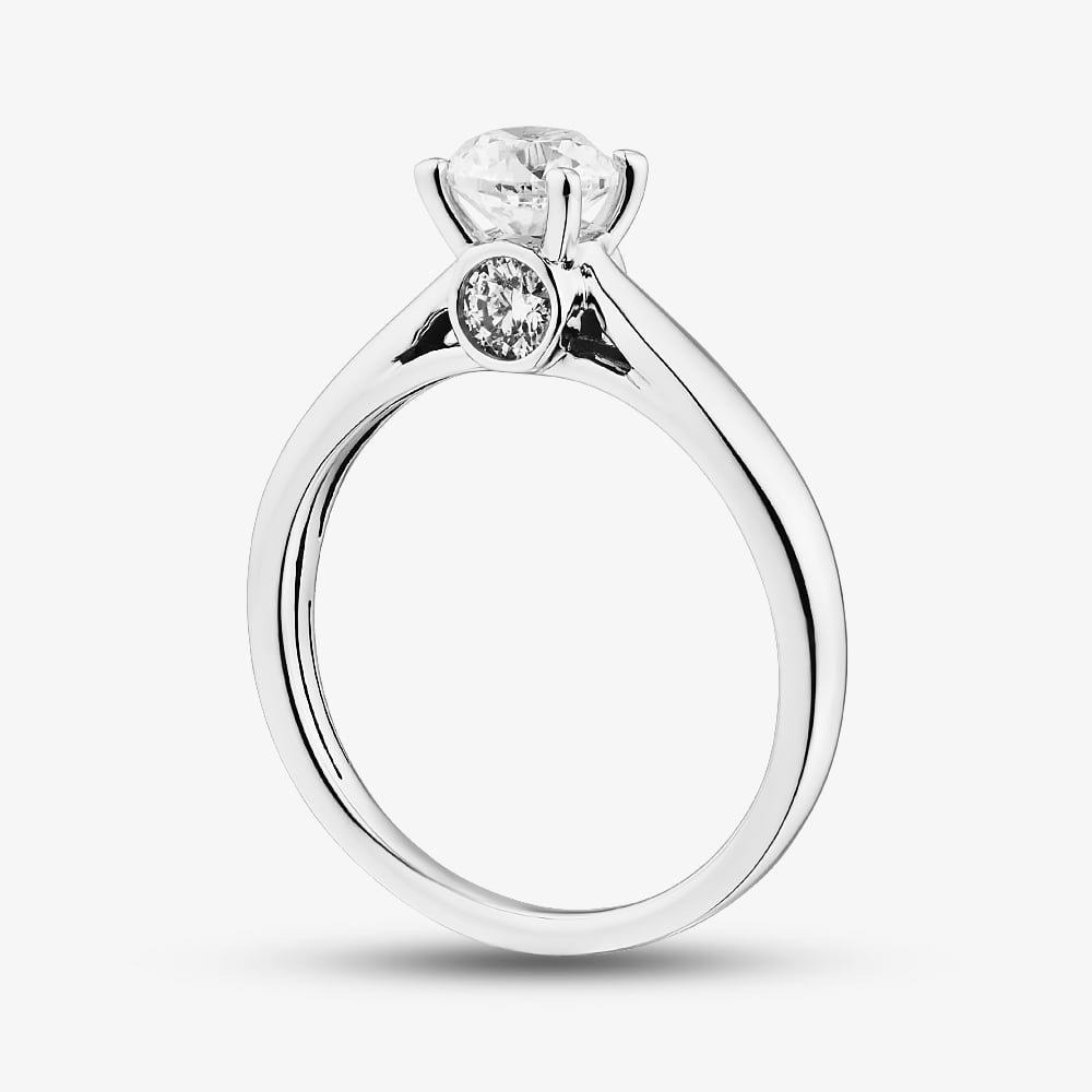 Pure Brilliance 9ct White Gold 1.00ct Diamond Solitaire Ring THR17230-100 (WG)