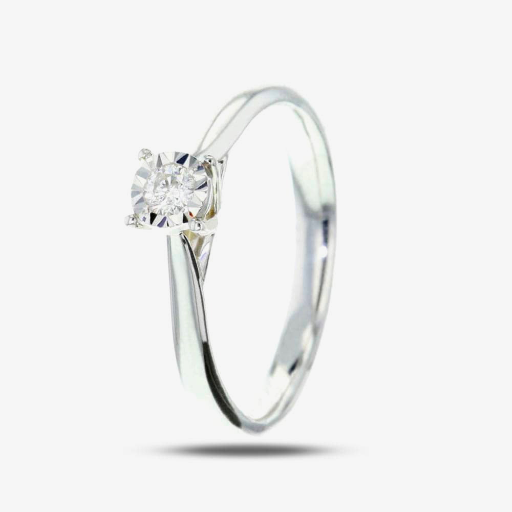 9ct White Gold 0.10ct Diamond Ring S4457D.9W.010F-L 9ct White Gold 0.10ct Diamond Ring S4457D.9W.010F-L