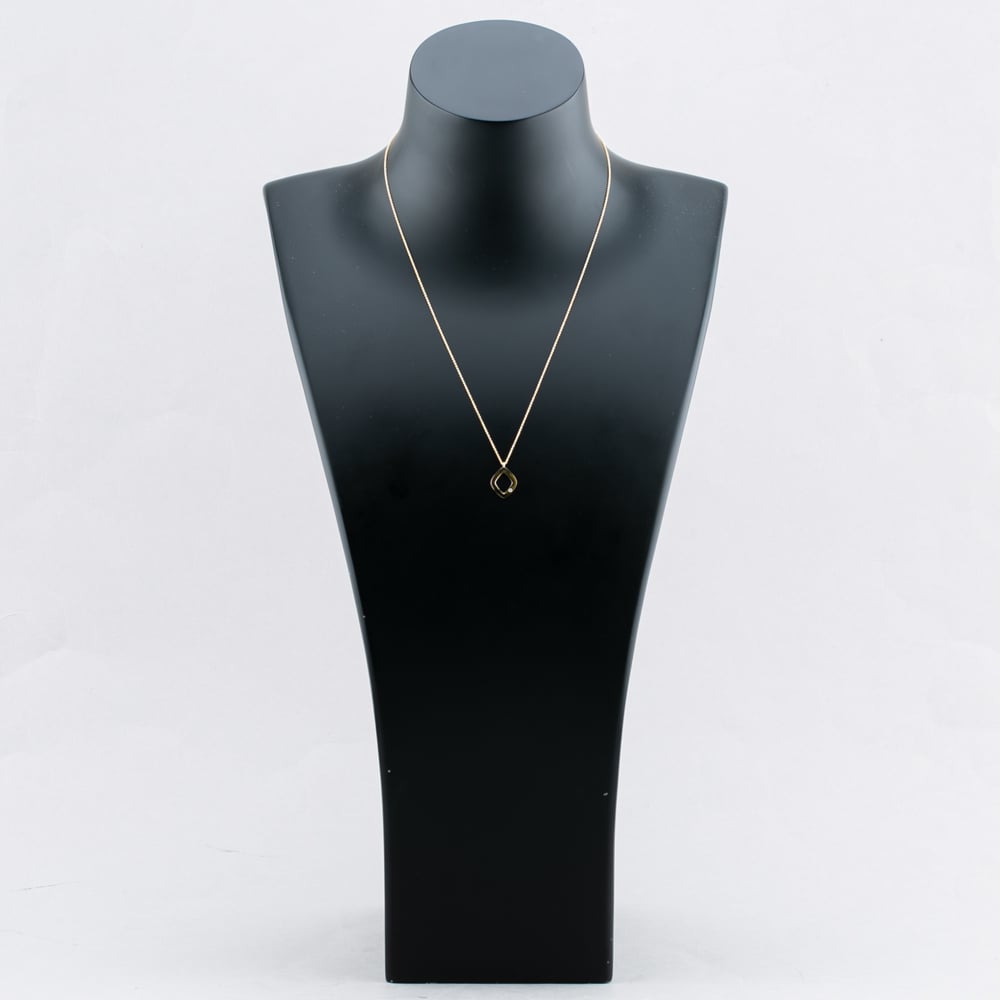 9ct Yellow Gold Diamond Open Diamond Necklace 12125147273
