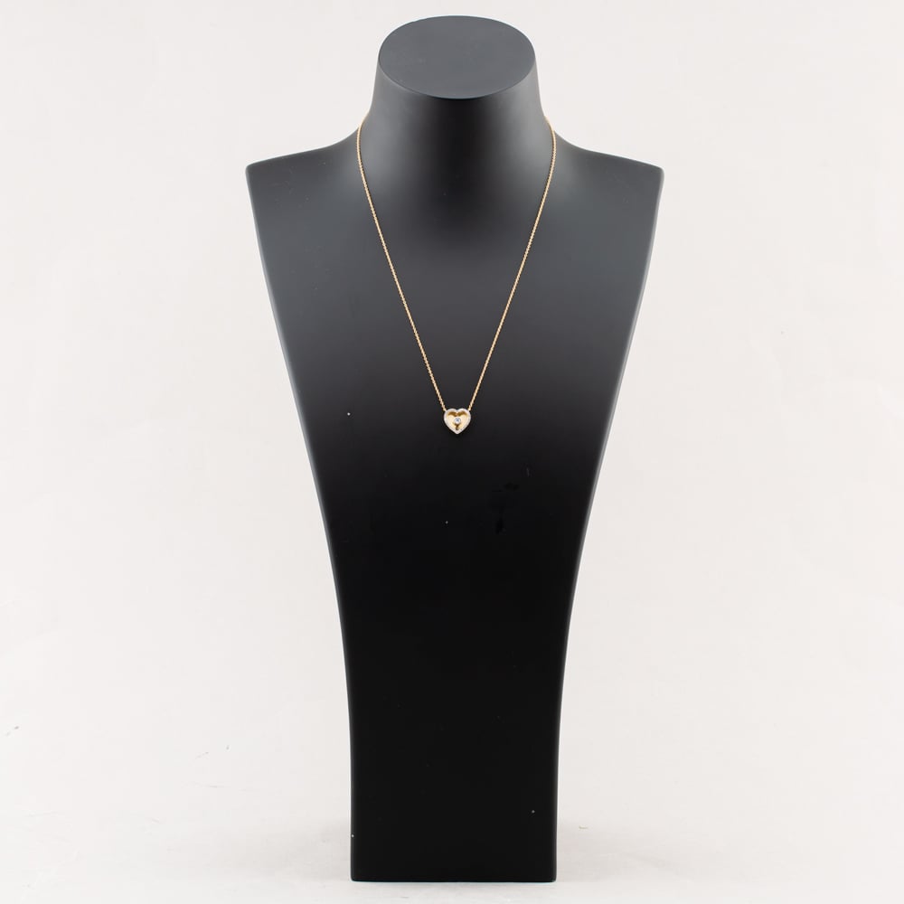 9ct Yellow Gold 0.20ct Diamond Heart Shaped Pendant THN48572-20SF (YG)