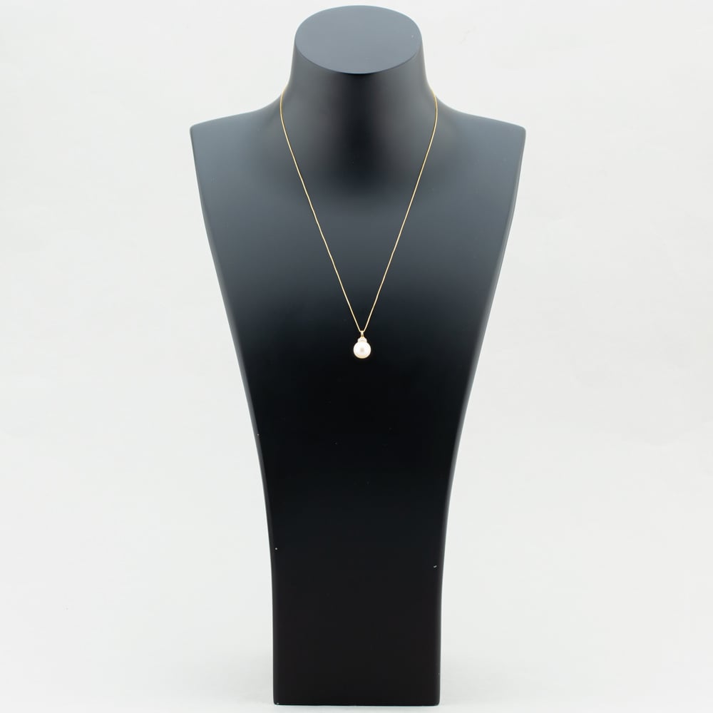 9ct Gold Diamond And Freshwater Pearl Pendant GP2120W GN141