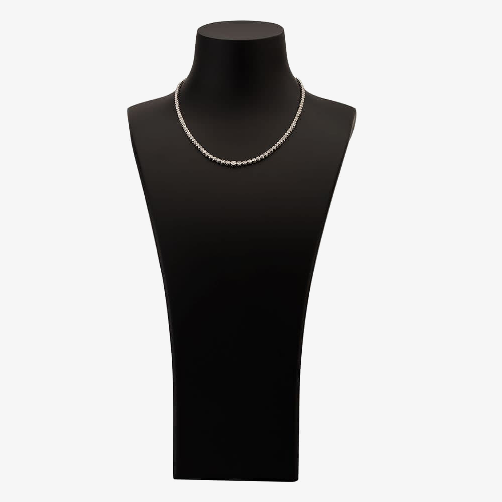 9ct White Gold 3.00ct Diamond Tennis Necklet THN23469-300