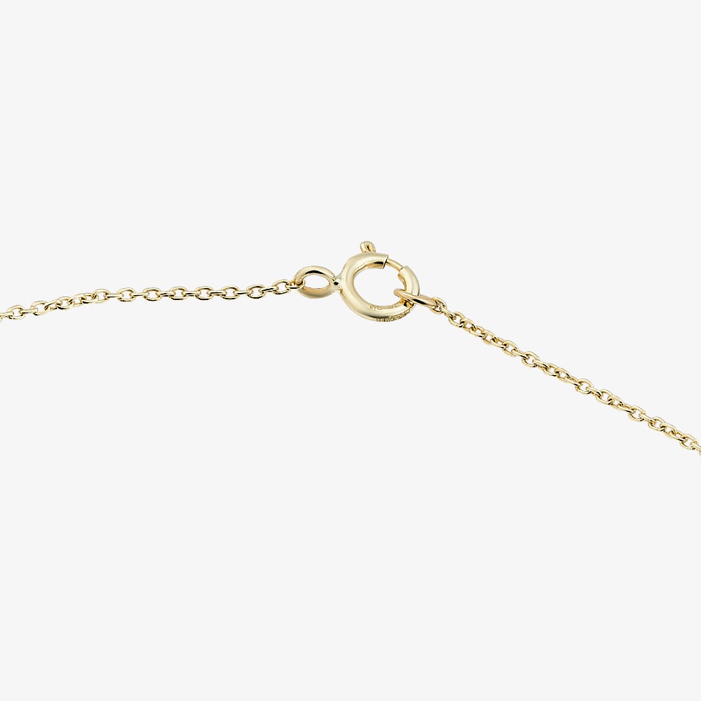 Gold Impression 9ct Yellow Gold Sapphire & Diamond Chain Bracelet RJB04749-BS