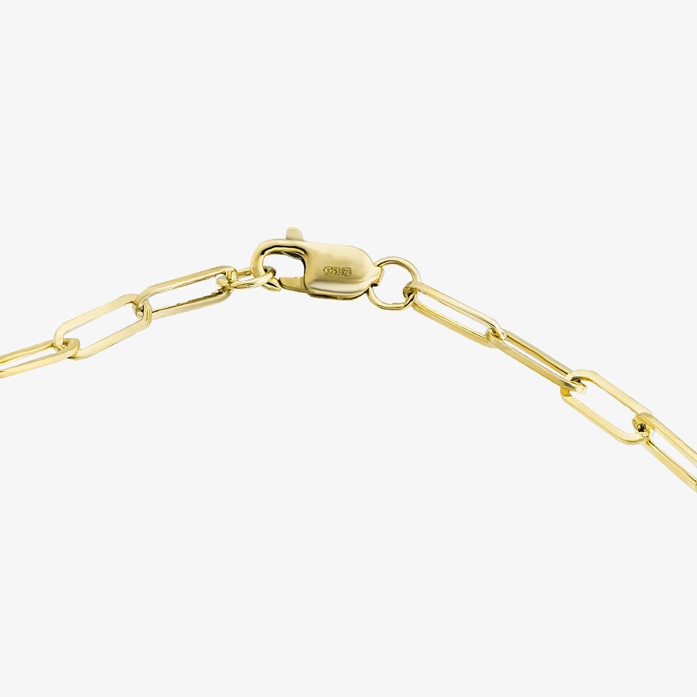 Pure Brilliance 9ct Yellow Gold 0.25ct Diamond Triple Rectangle Bracelet THB46670-25 (YG)