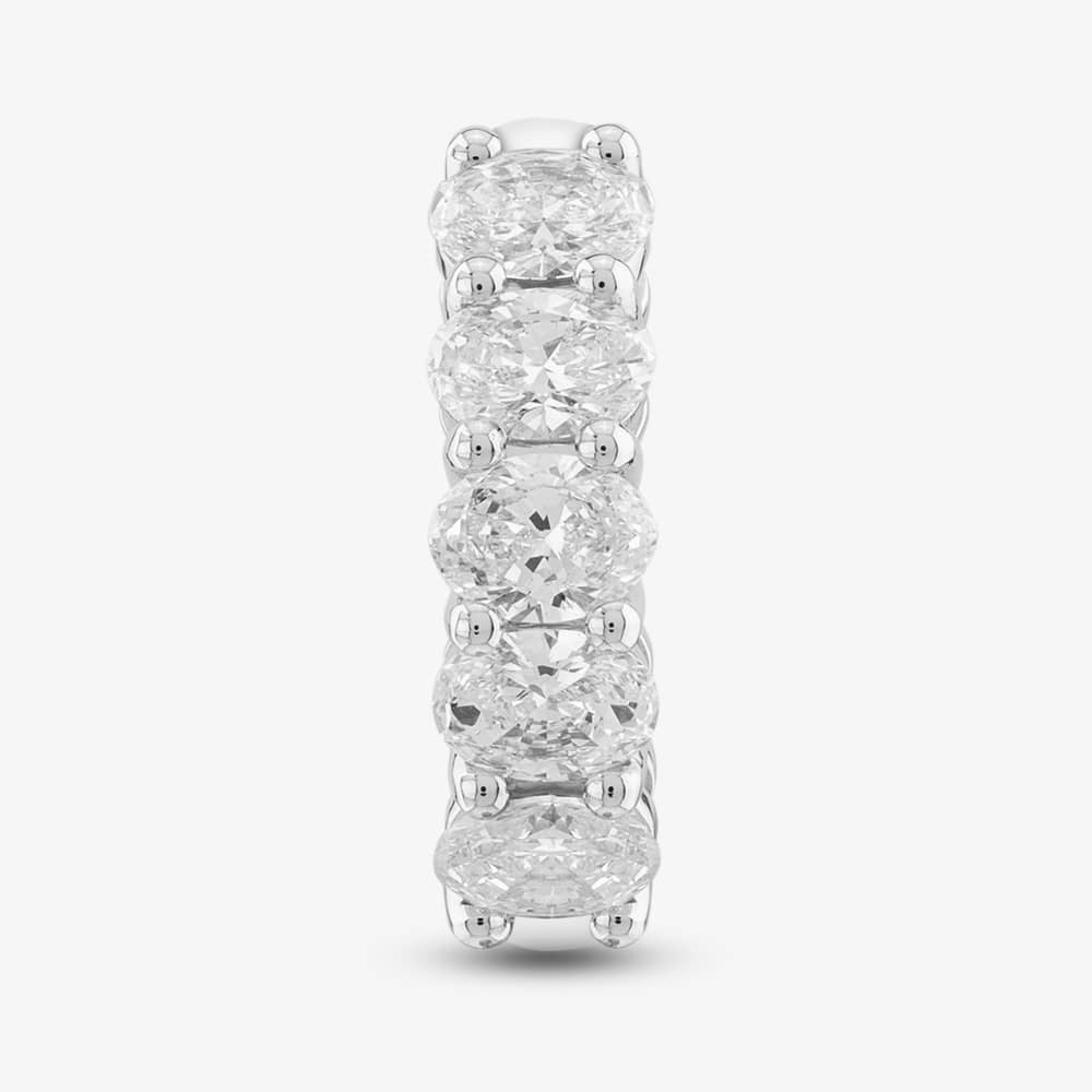 Platinum Certified 1.63ct Oval Cut Diamond Five Stone Ring RN11087