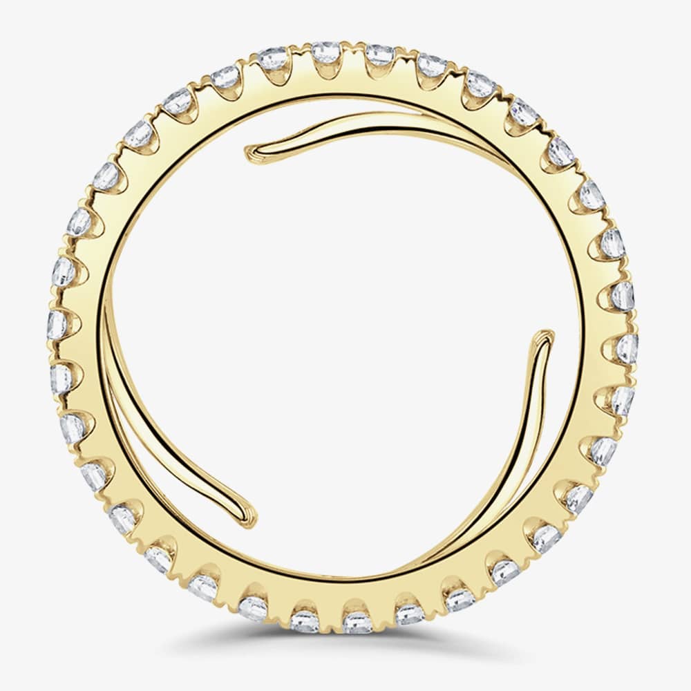 Brown & Newirth Evolution 18ct Yellow Gold 1.00ct Diamond Full Eternity Ring ET1022 18Y