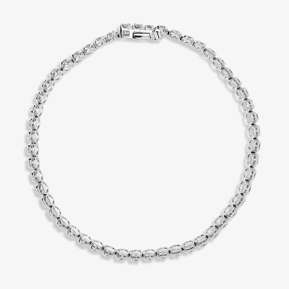 18ct White Gold 1.50ct Diamond Tennis Bracelet THB15917-150