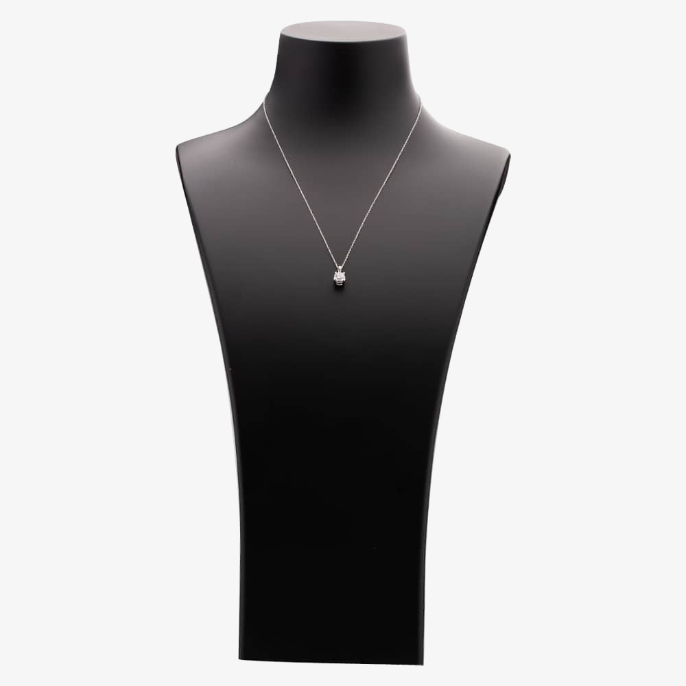 18ct White Gold 1.00ct Diamond Solitaire Pendant Necklace THP3119-100
