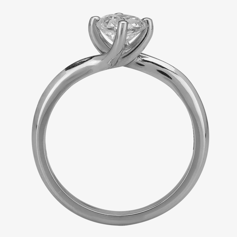 Mastercut Grace Platinum 0.75ct Four Claw Twist Diamond Solitaire Ring C13RG001 075P