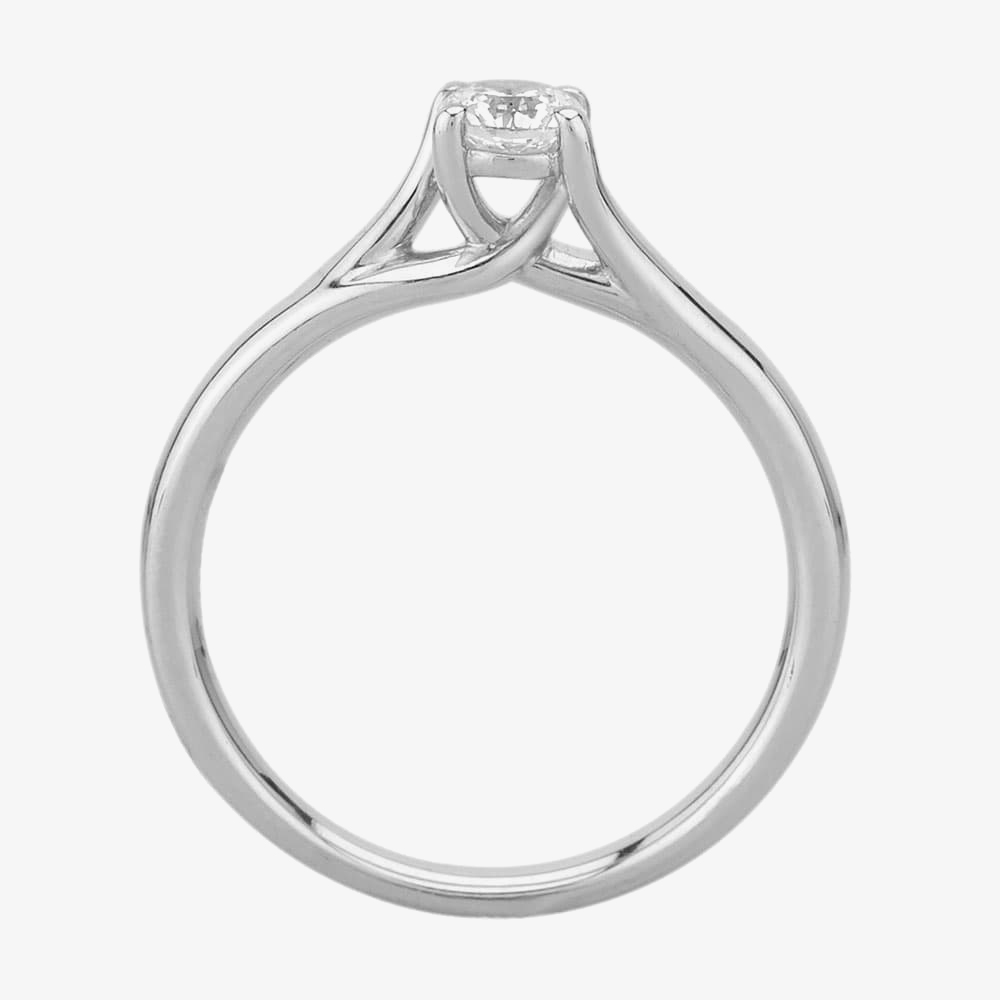 Mastercut Moondance Platinum 0.25ct Four Claw Diamond Solitaire Ring C14RG001 025P