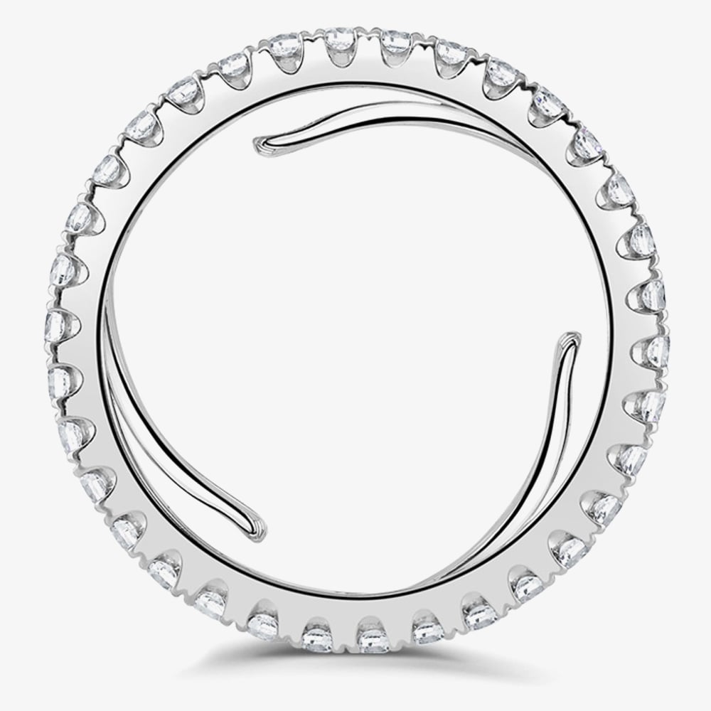 Brown & Newirth Evolution Platinum 1.00ct Diamond Full Eternity Ring ET1022 PLT