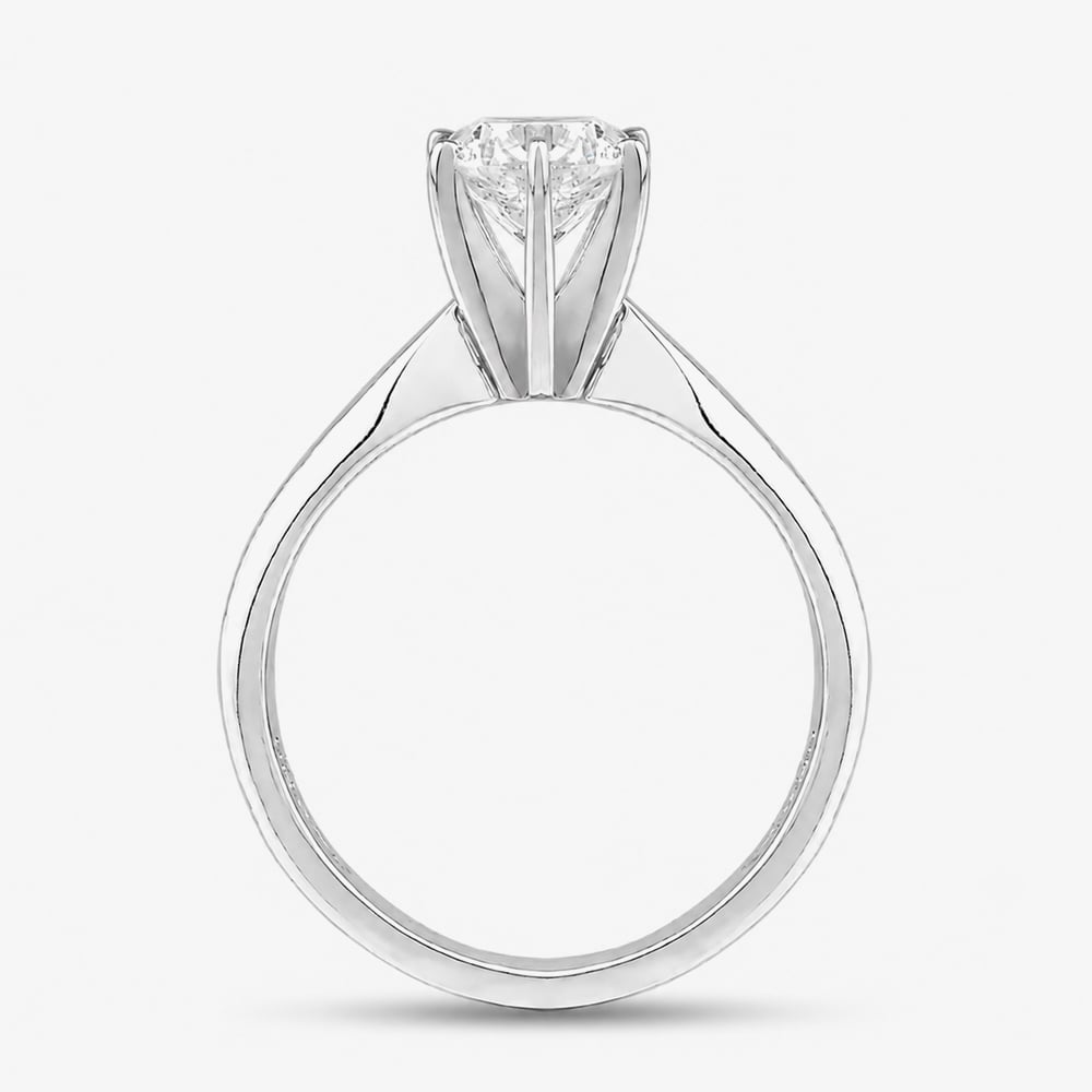 1888 Collection Platinum 0.70ct Certificated Brilliant Cut Diamond Solitaire Ring M66-B1(5.5)(.70CT PLUS)