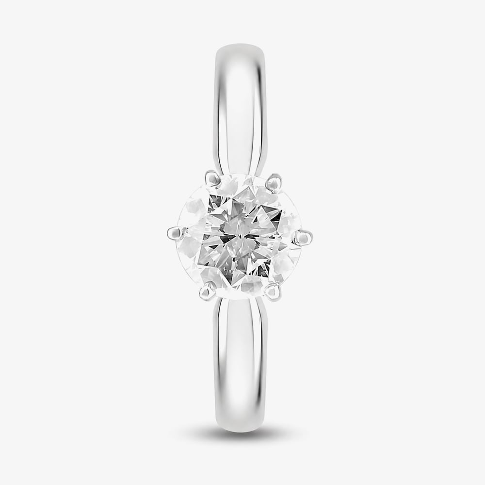 1888 Collection Platinum 0.70ct Certificated Brilliant Cut Diamond Solitaire Ring M66-B1(5.5)(.70CT PLUS)