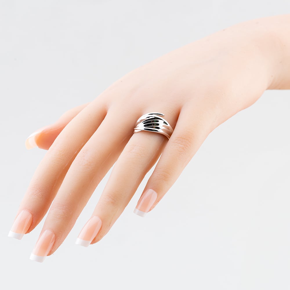Shaun Leane Sterling Silver Feather Fashion Ring WF001.SSNARZM