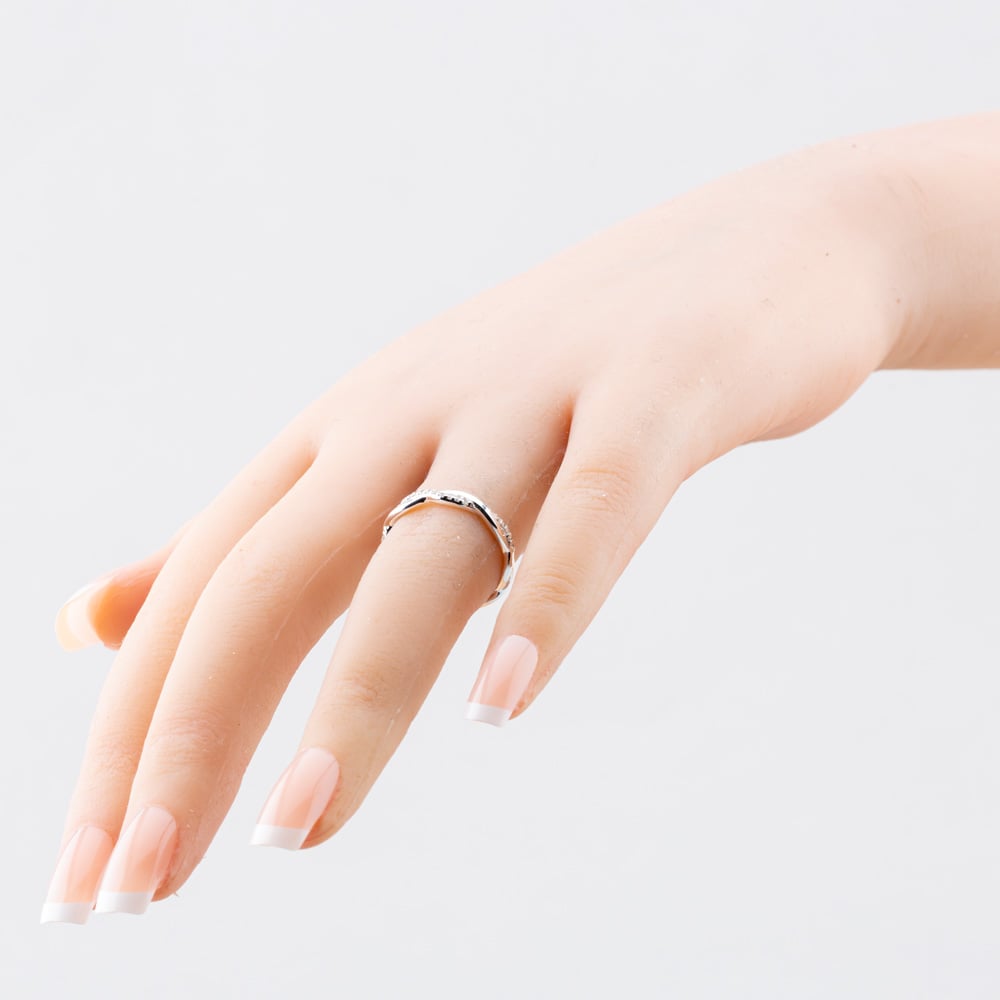 Sterling Silver Cubic Zirconia Twist Ring S2068