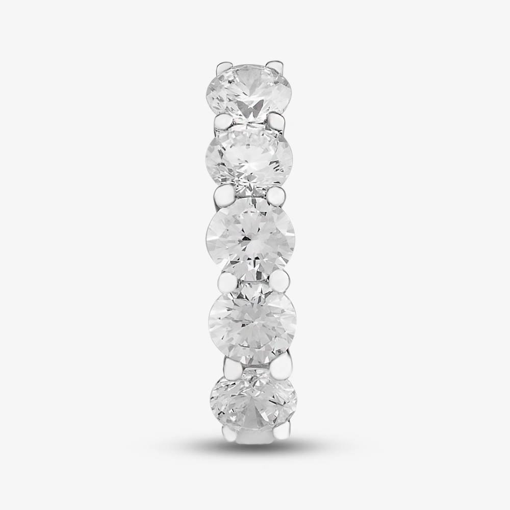 Sterling Silver & Cubic Zirconia Five Stone Ring DPR7080SIL