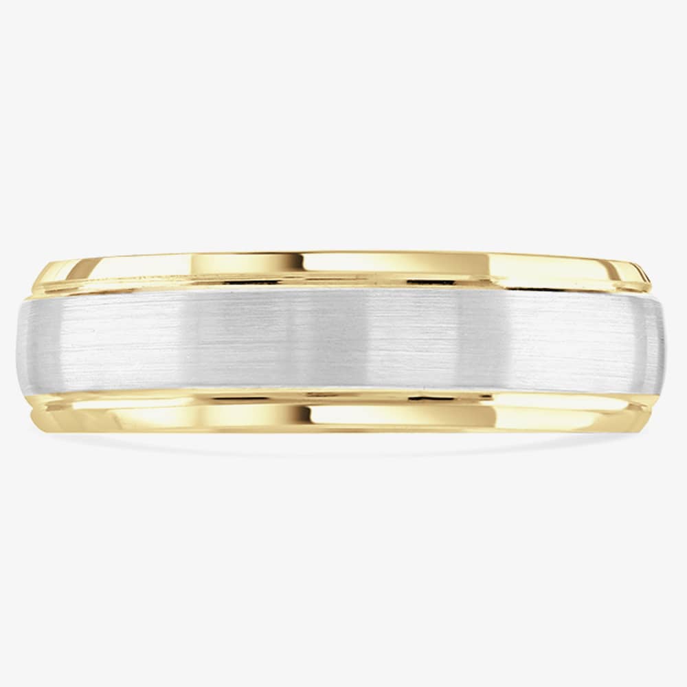 Brown & Newirth Compliment 18ct Yellow & White Gold 5mm Ring 6136 5.0