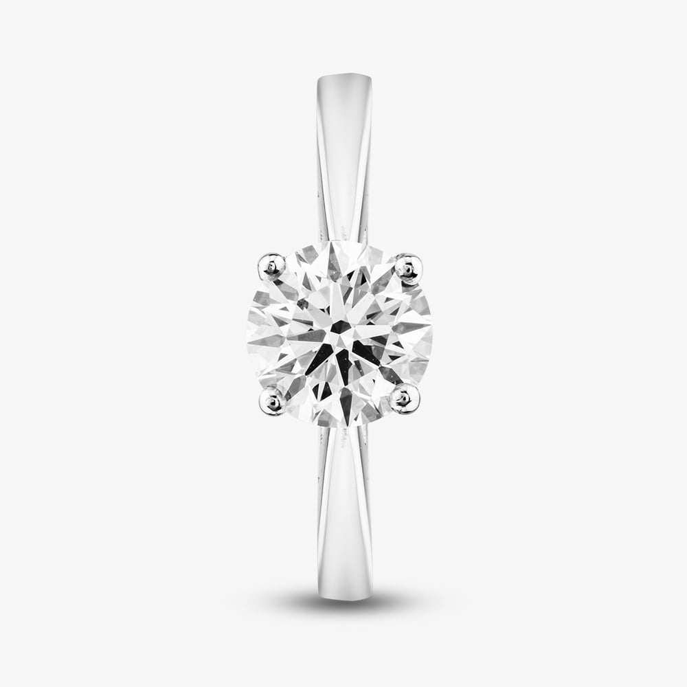 Platinum 1.00ct Lab Grown Diamond Solitaire Ring 015MT-P001