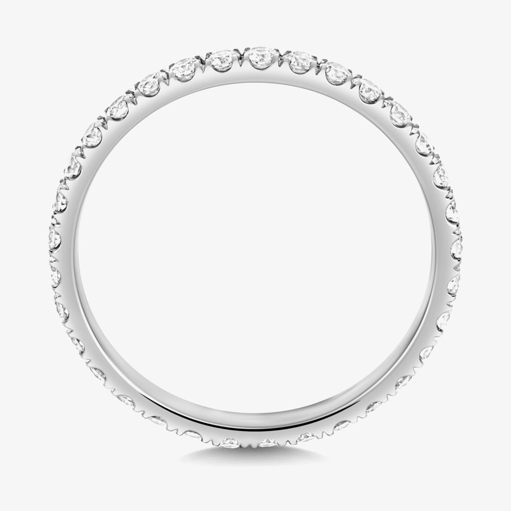 Platinum Excellence Platinum 0.70ct Lab Grown Diamond Eternity Ring VP928