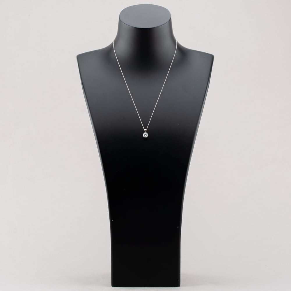 9ct White Gold 1.00ct Certificated Brilliant Cut Lab Grown Diamond Pendant Necklace LGP3119-100 (WG)