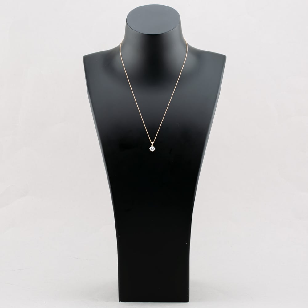 9ct Yellow Gold 1.00ct Lab Grown Diamond Solitaire Pendant Necklace LGP3119-100AN (YG)
