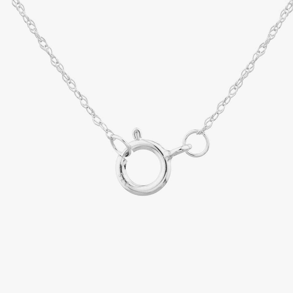 9ct White Gold 2.00ct Certificated Round Cut Lab Grown Diamond Cross Pendant With Chain LGP46836-200TR (WG)(CERT)