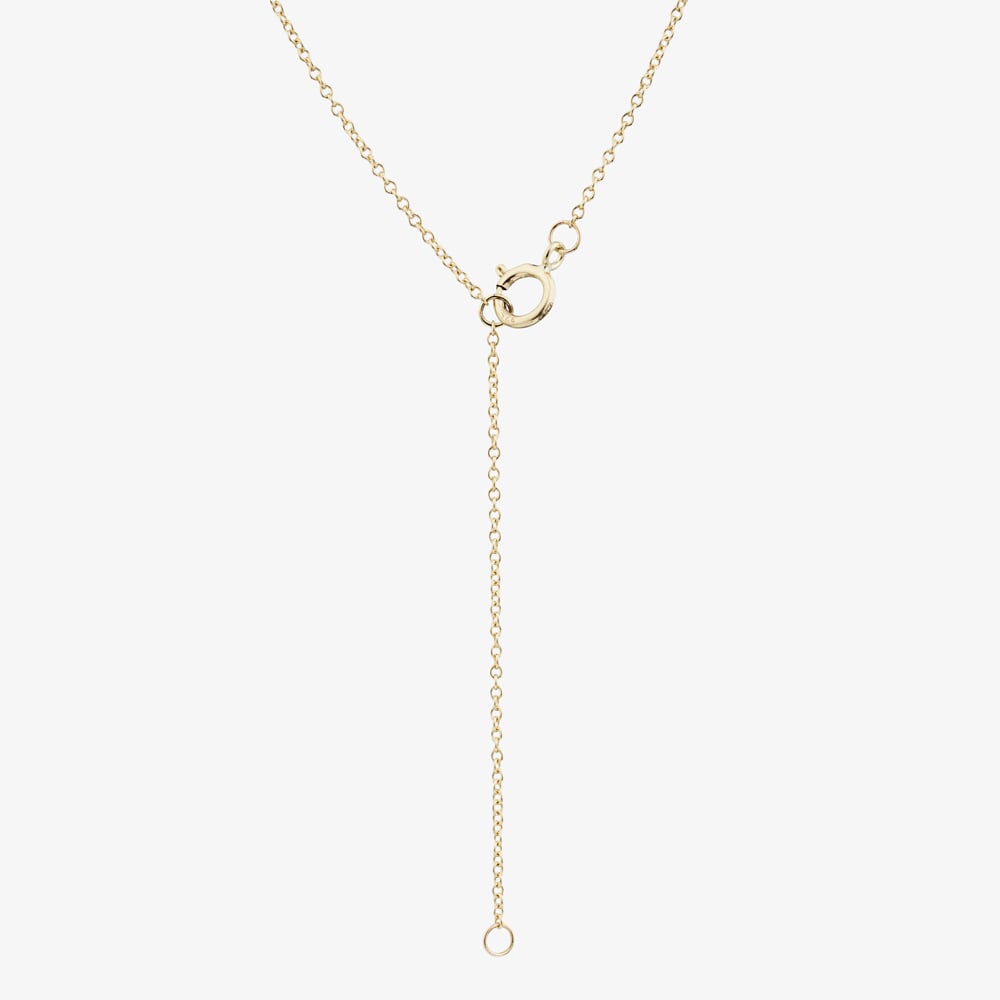 9c Yellow Gold 1.25ct Oval Cut Lab Grown Diamond Pendant Necklace LGN48592-125SF (YG)