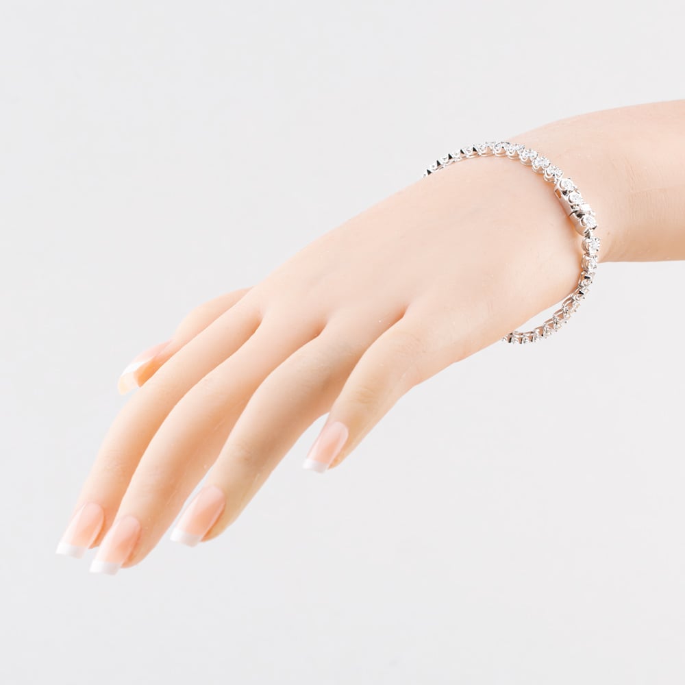 Silver 2.00ct Lab Grown Diamond Tennis Bracelet LGB18706-200CH (SIL)