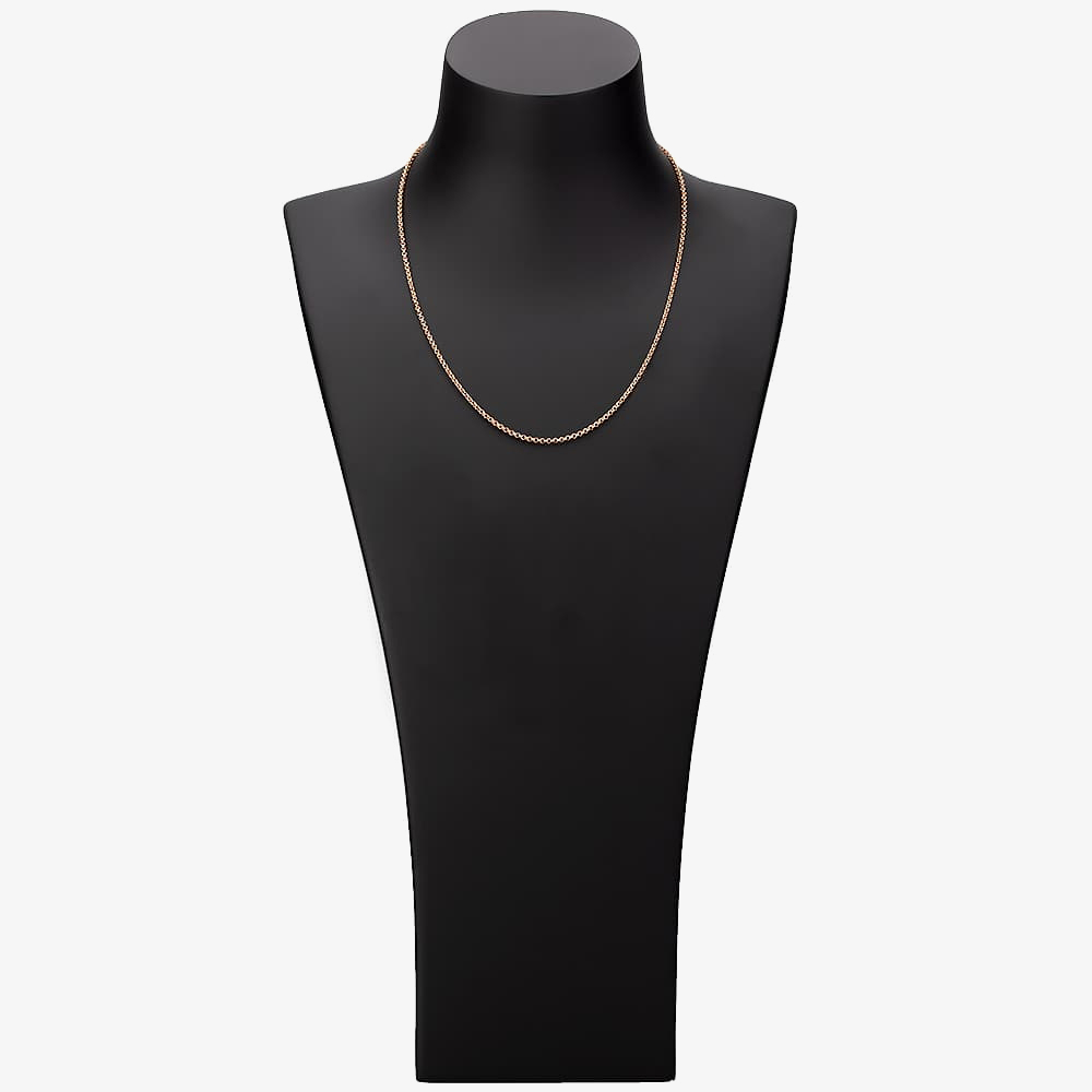 THOMAS SABO Rose Gold Plated Round Belcher Chain KE1219-415-12