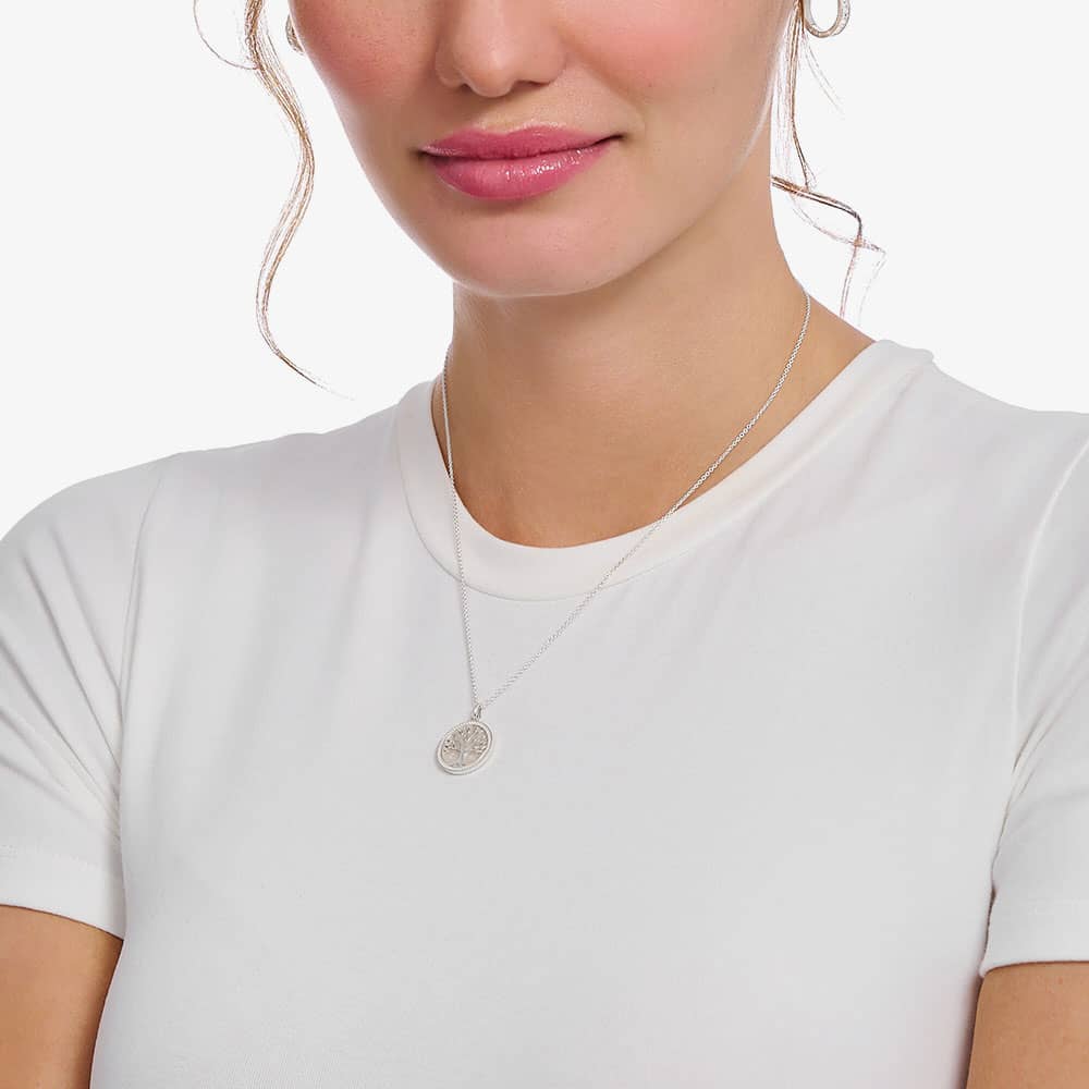 THOMAS SABO Silver Tree Of Love Necklace KE2220-007-21-L45V