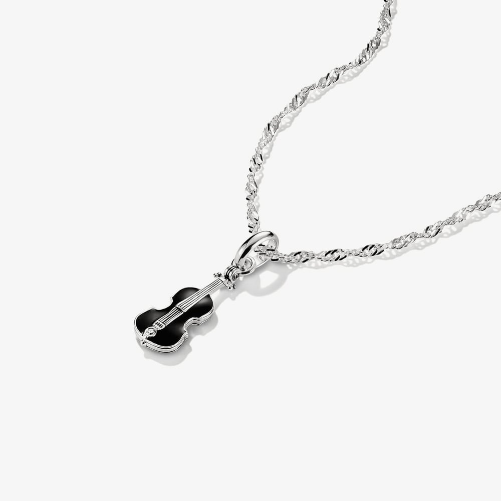 THOMAS SABO Wednesday Silver Cello Necklace KE2346-691-11-L45V