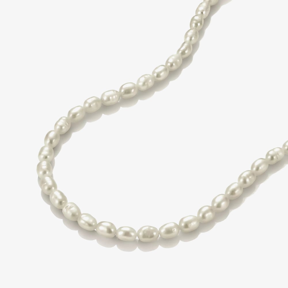 THOMAS SABO Bold Elegance Freshwater Pearl Necklace KE2383-082-14-L45V