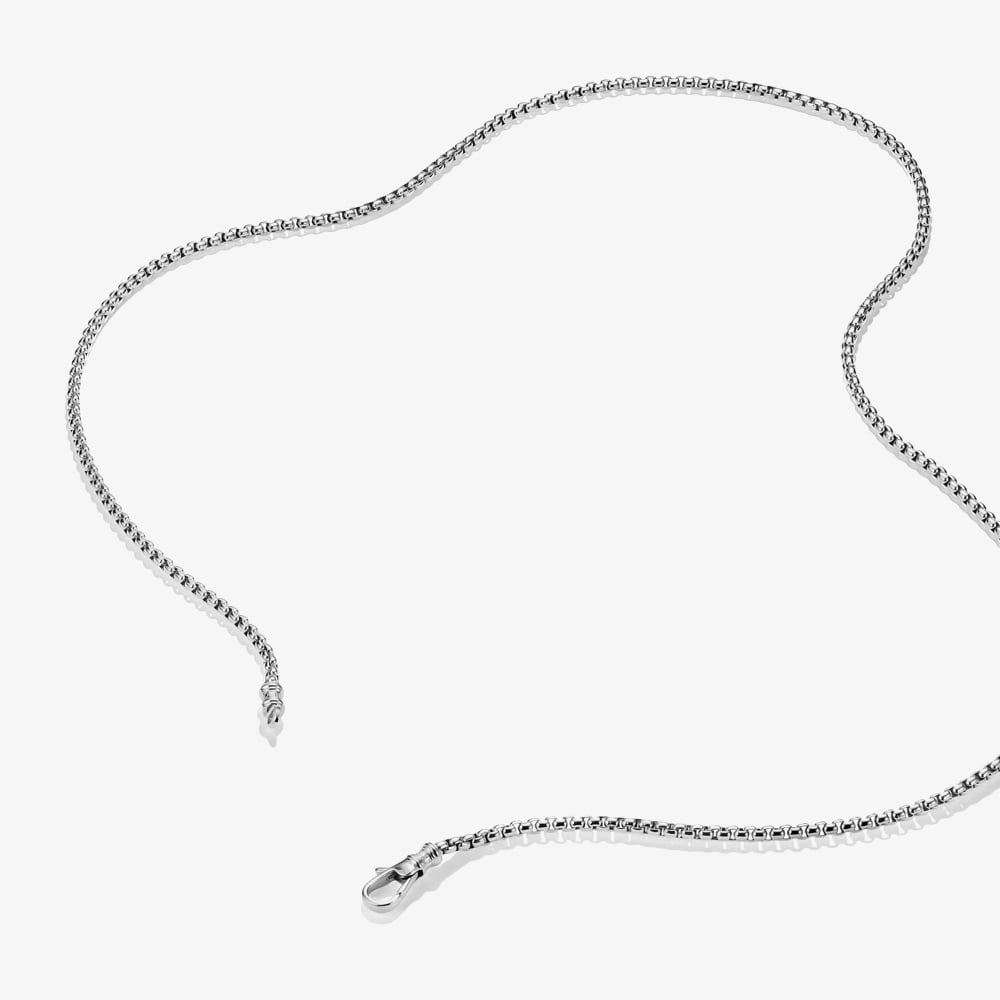 THOMAS SABO Rebel Steel 55cm Box Chain KE2400-S01-53-L55