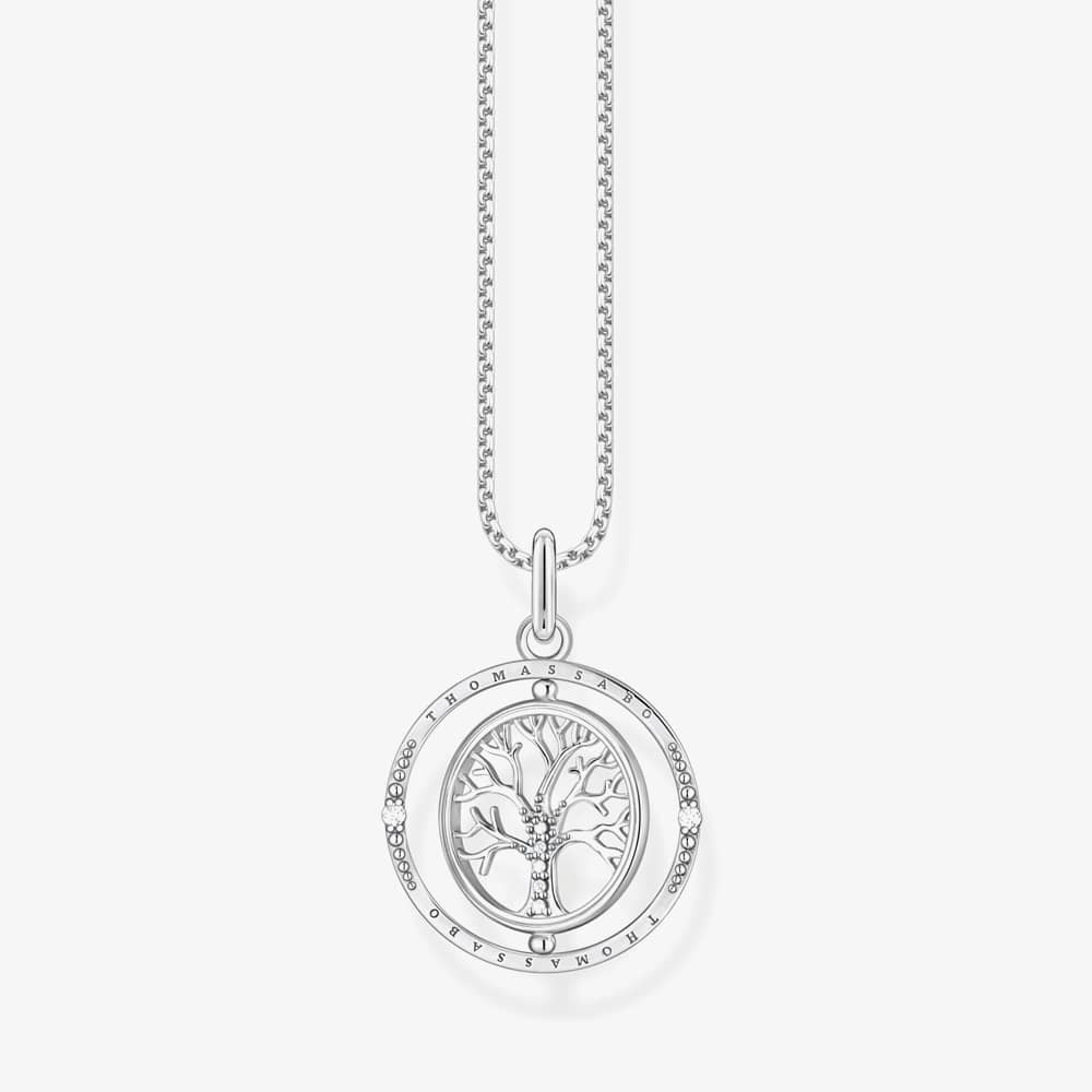 THOMAS SABO Ladies Silver 'Tree of Love' Pendant Necklace KE2148-643-14-L45V