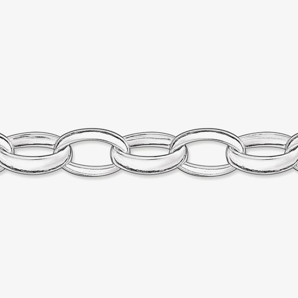 THOMAS SABO Silver Oval Belcher X0032-001-12