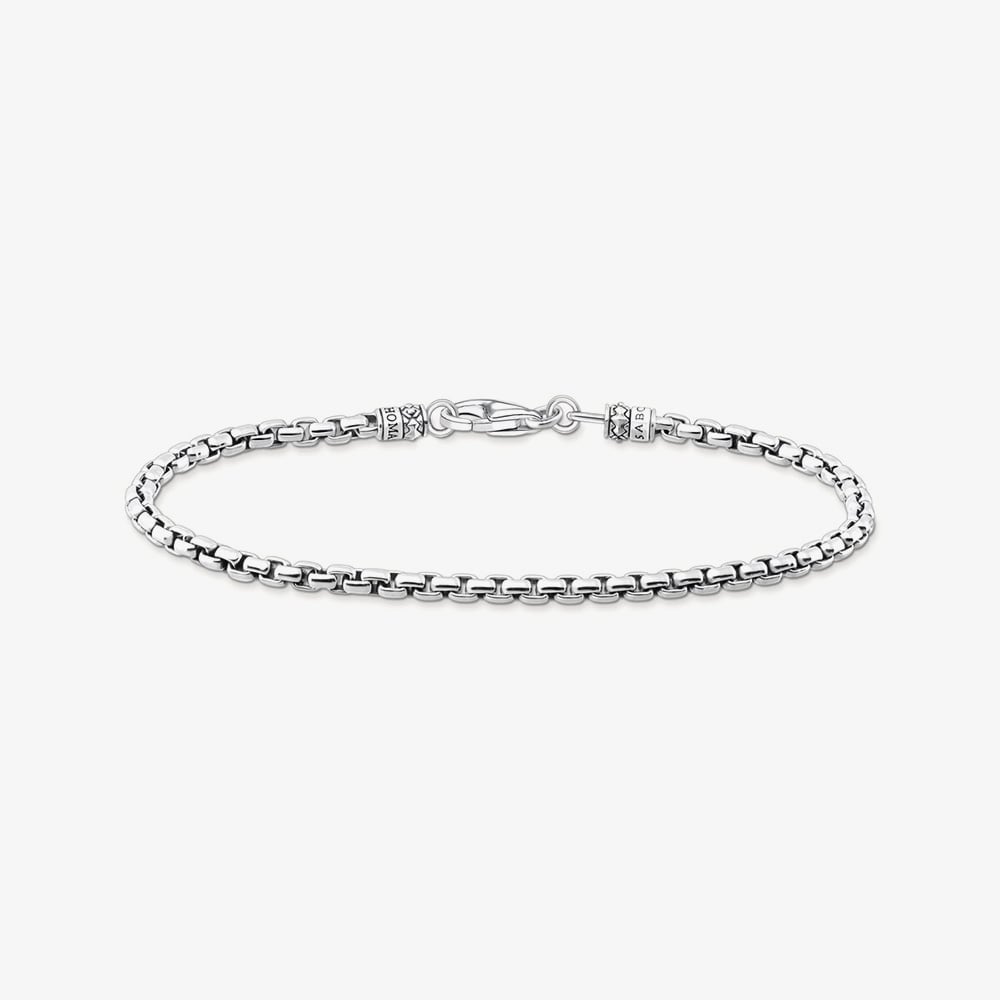 THOMAS SABO Venezia 3mm Silver Chain Bracelet A2086-637-21-L19