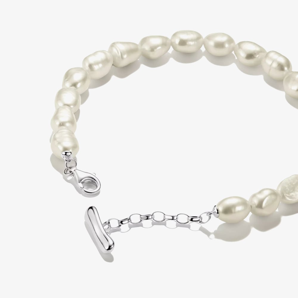 THOMAS SABO Bold Elegance Freshwater Pearl Bracelet A2235-082-14