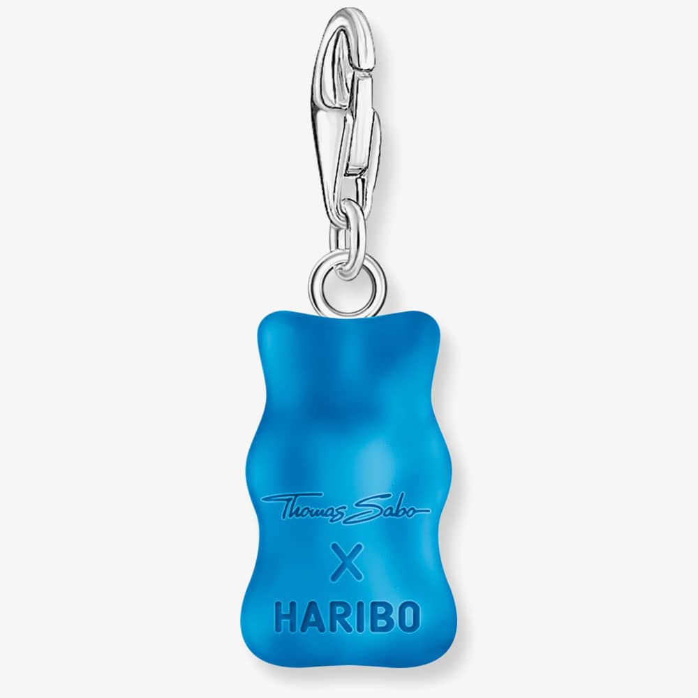 THOMAS SABO Silver Haribo Blue Gummy Bear Charm 2181-017-1