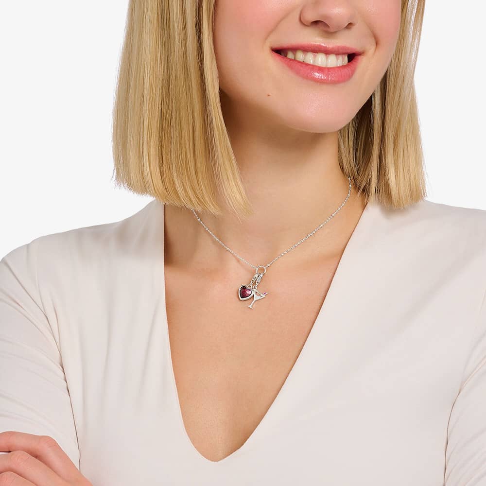 THOMAS SABO Red Heart Cubic Zirconia Charm 2094-699-10