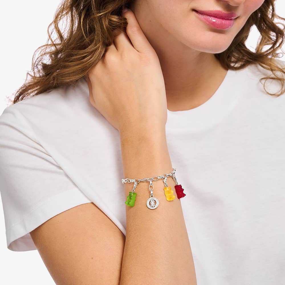 THOMAS SABO Silver Haribo Yellow Gummy Bear Charm 2183-017-4