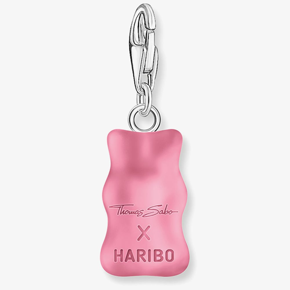 THOMAS SABO Haribo Sterling Silver Pink Gummy Bear Pendant Charm 2193-017-9
