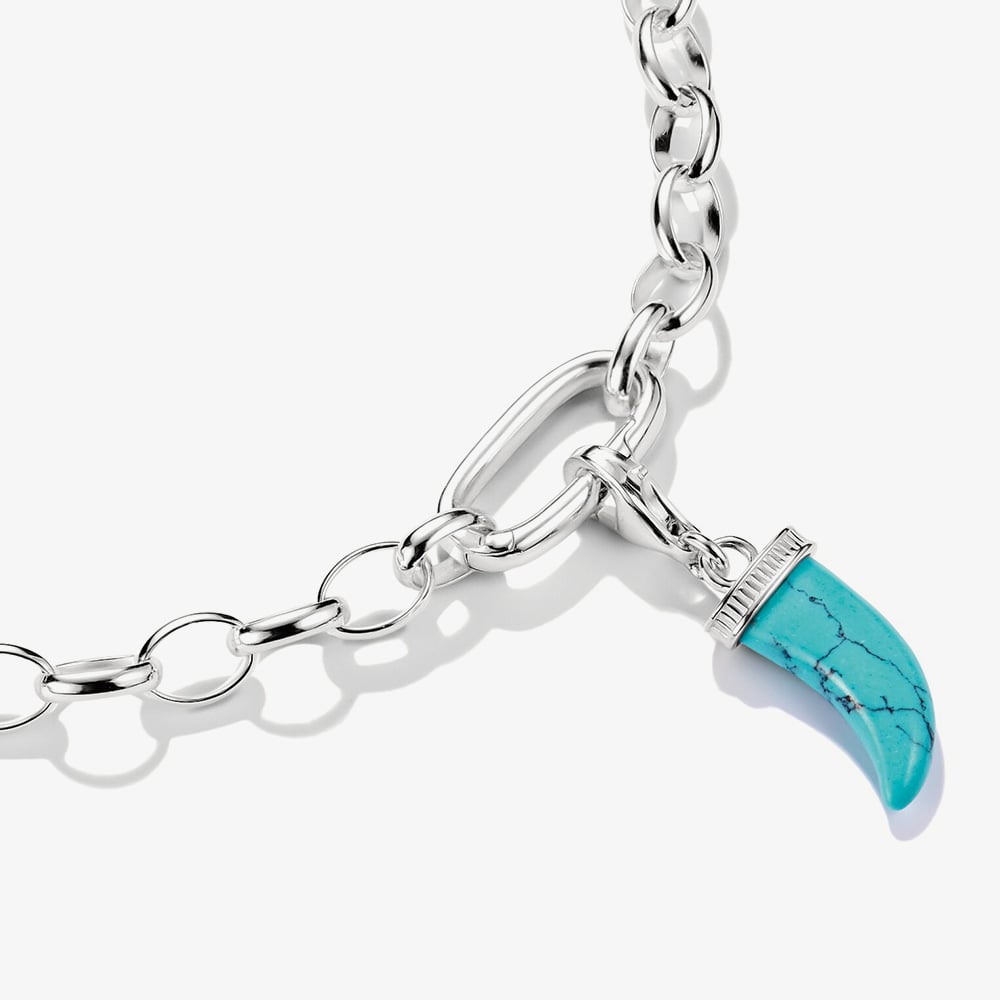 THOMAS SABO Charm Club Turquoise Tooth Charm 2235-404-17
