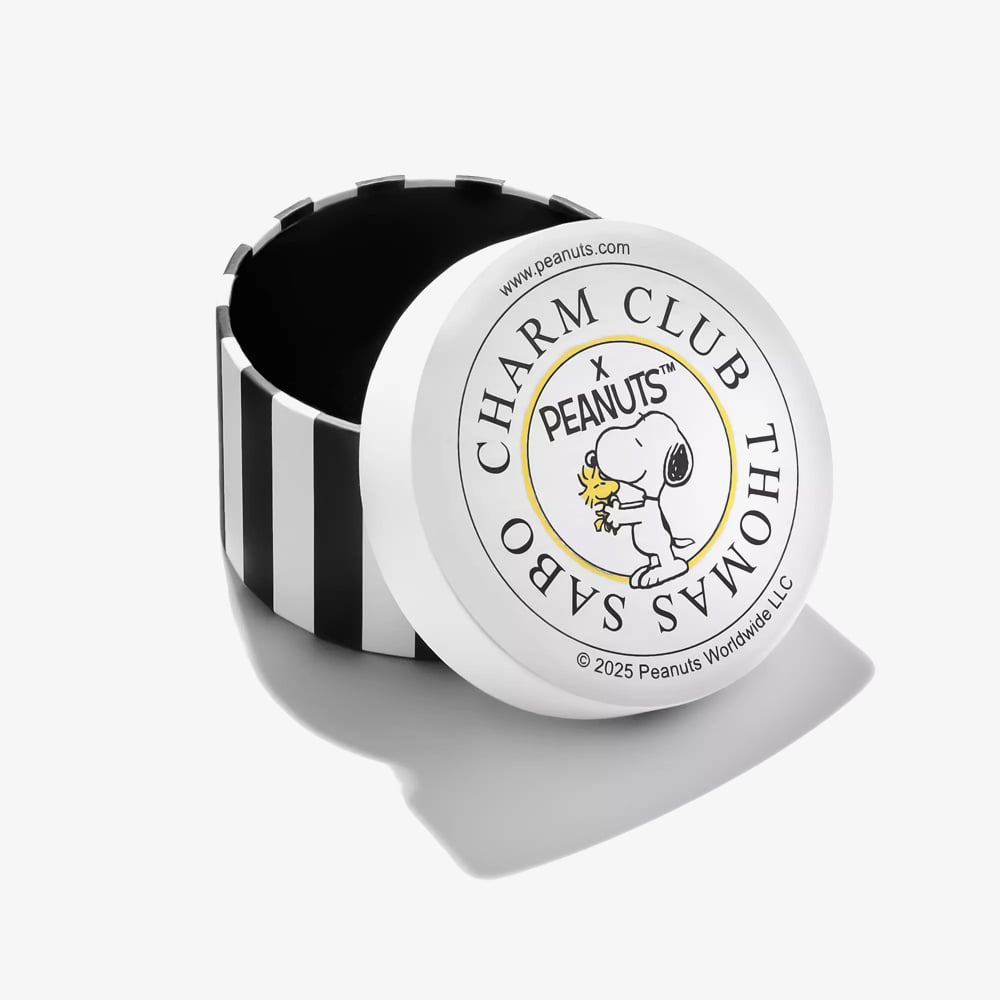 THOMAS SABO Clarm Club Silver & 18ct Gold Plated Peanuts Snoopy & Woodstock in Swim Ring Charm 2244-427-7