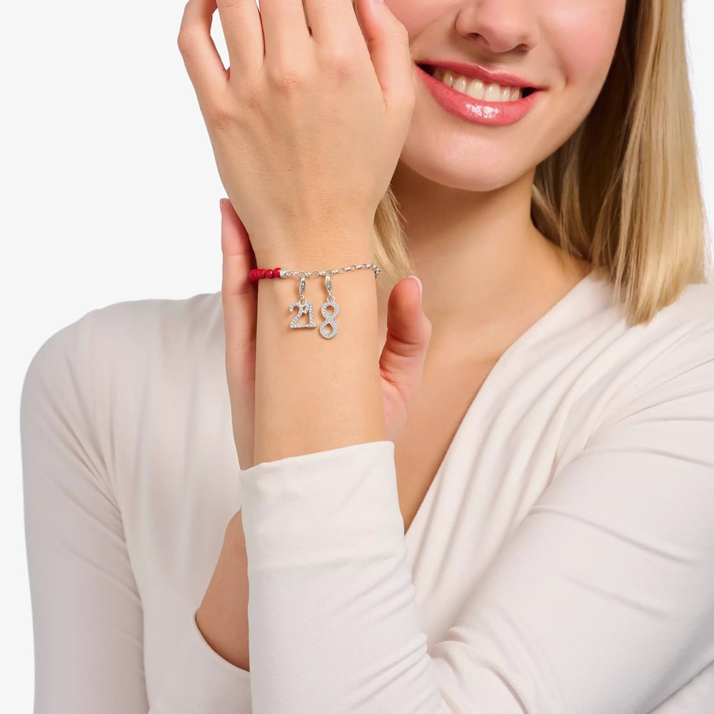THOMAS SABO Sterling Silver Cubic Zirconia Infinity Charm 2171-051-21