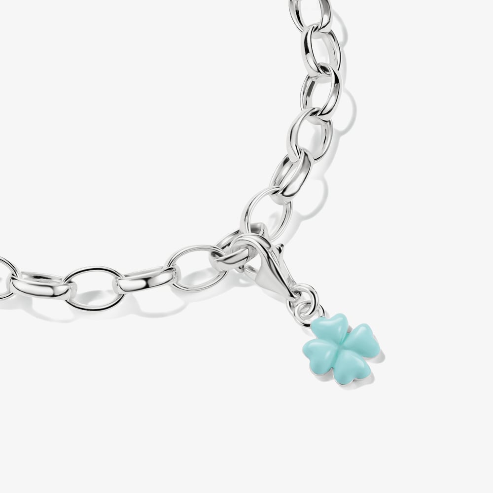 THOMAS SABO Charm Club Hello Kitty Mint Green Clover Charm 2257-M02-6