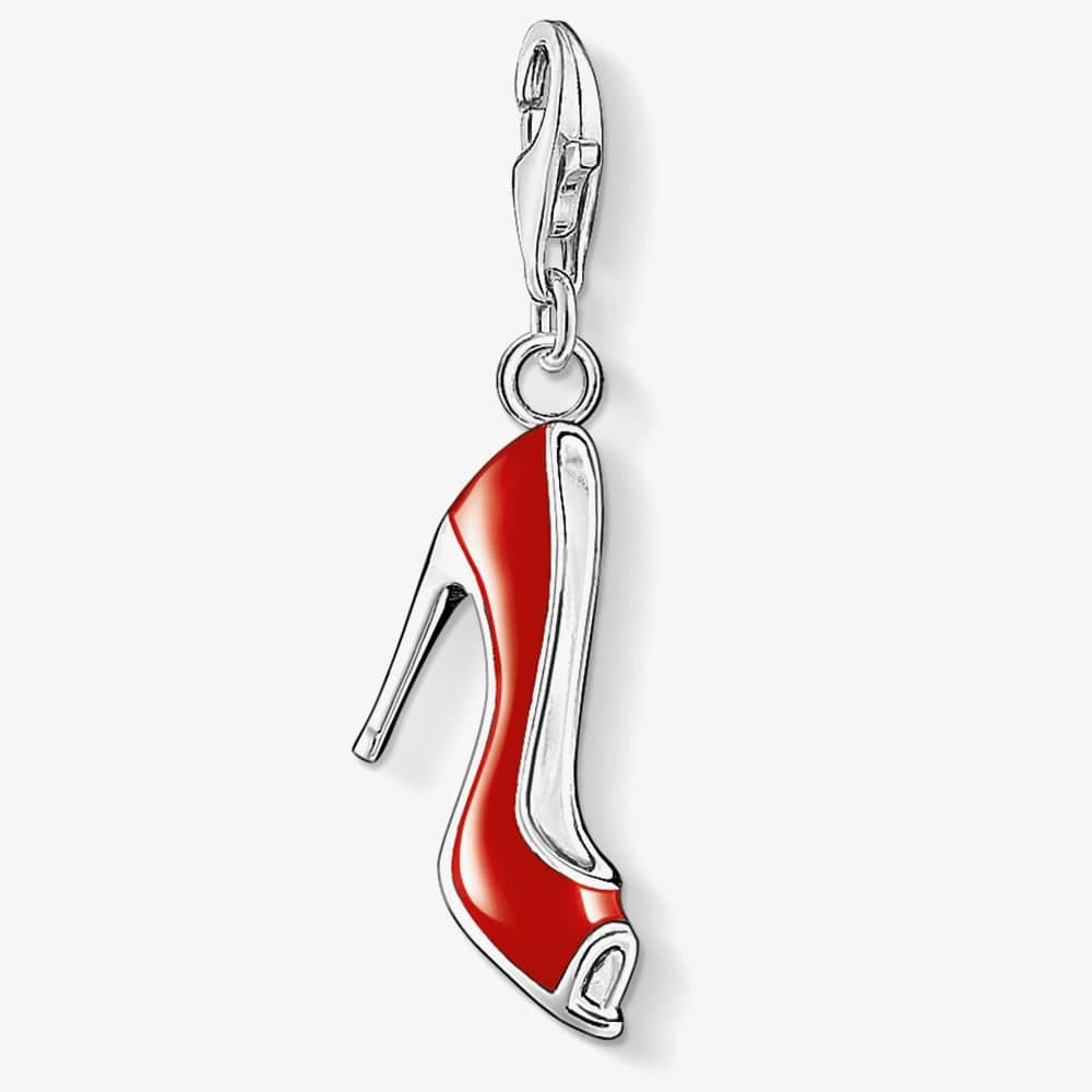 Product photograph of Thomas Sabo Red High Heel Charm 0301-007-10 from The Jewel Hut